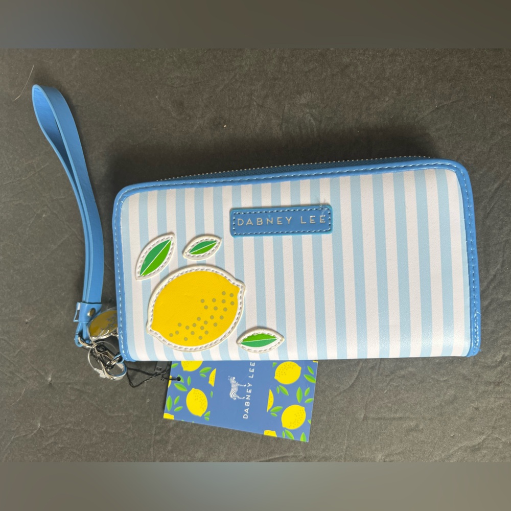 NWT Dabney Lee Lemon Wallet Wristlet